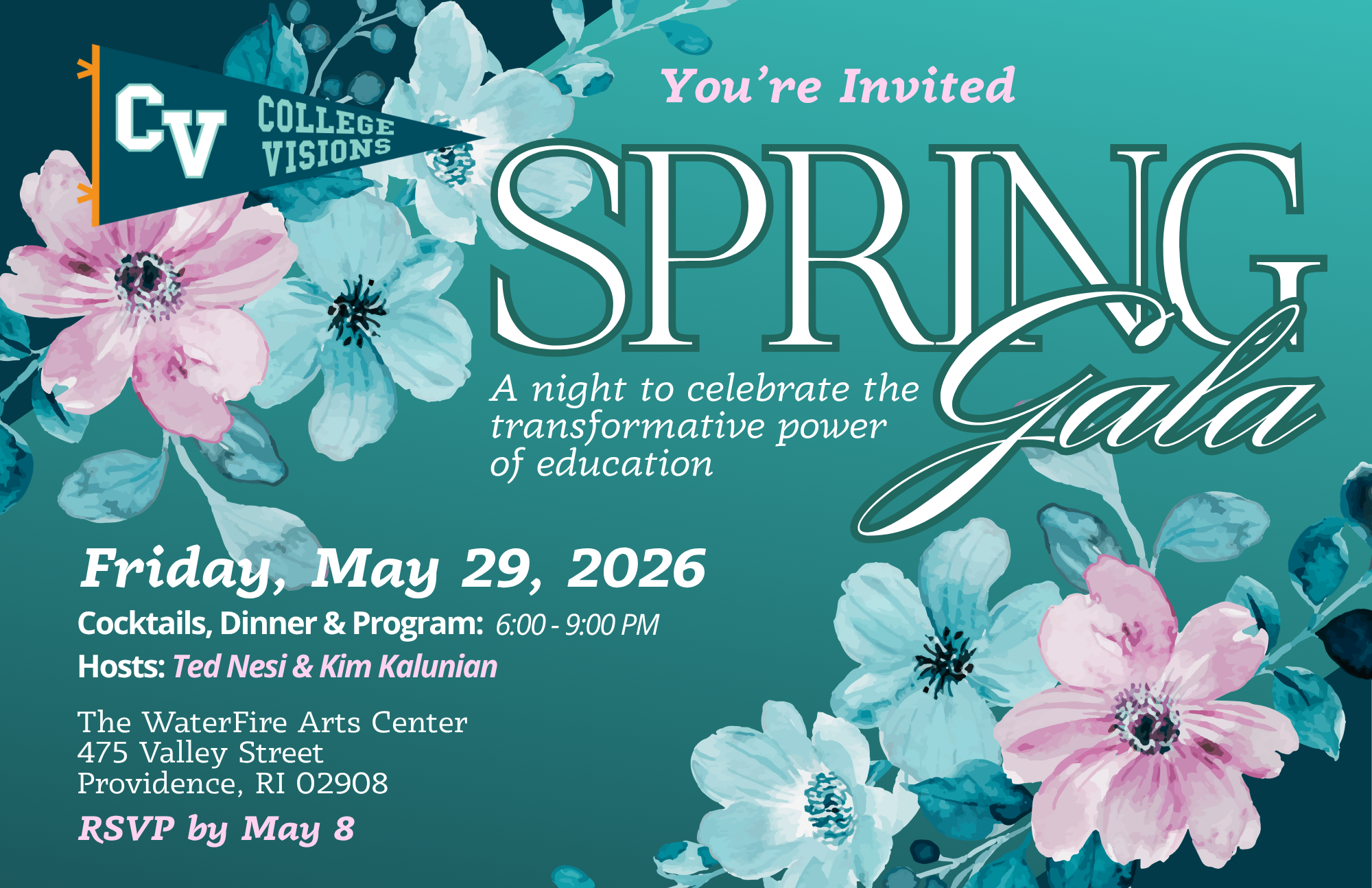 Campaign cover image for College Visions' Annual Spring Gala