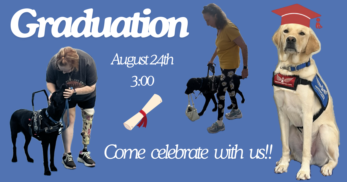 Campaign cover image for Freedom Canines Graduation Aug. 24th