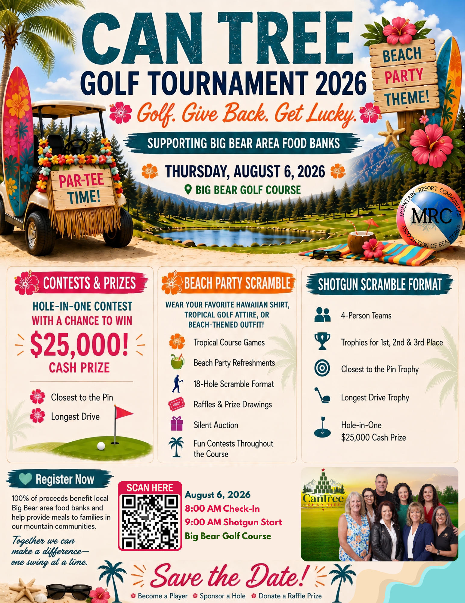 Campaign cover image for Cantree Golf Tournament & Beach Party