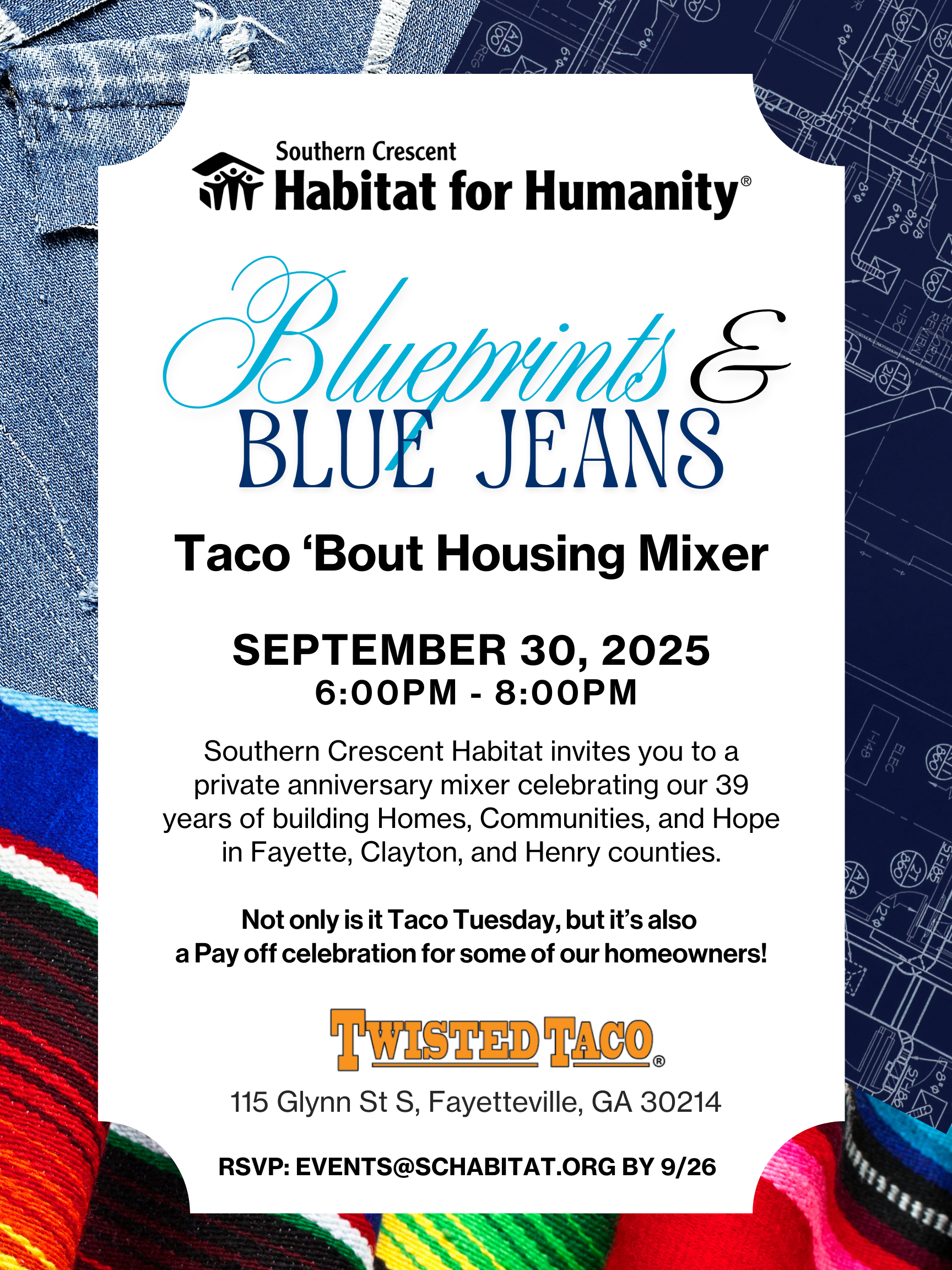 Campaign cover image for Blueprints & Blue Jeans Taco Tuesday