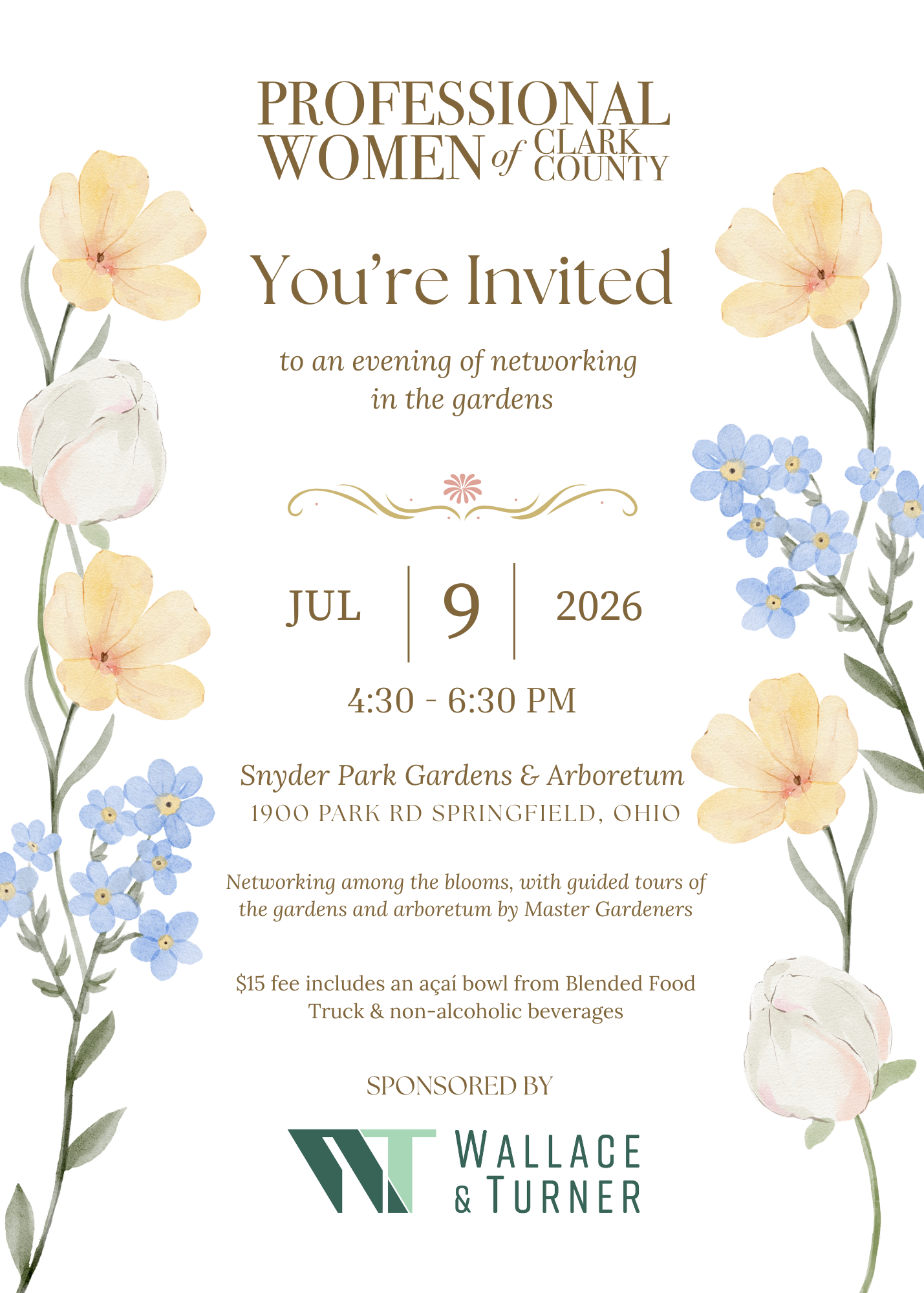 Campaign cover image for Snyder Park Gardens & Arboretum Networking Event