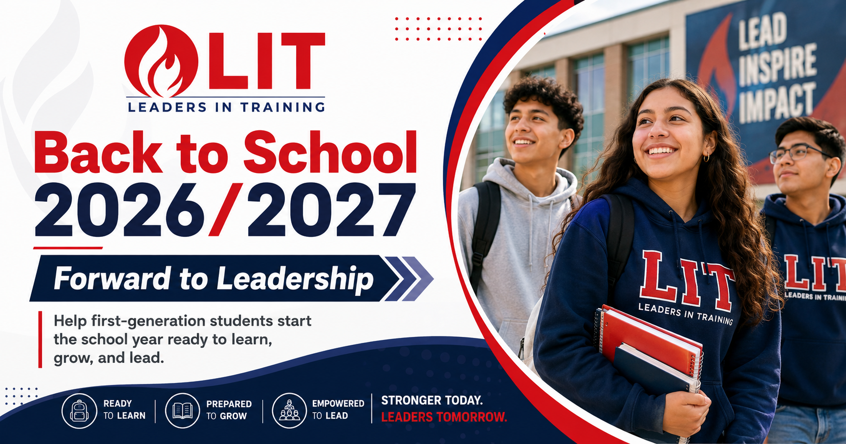 Campaign cover image for Back to School. Forward to Leadership.