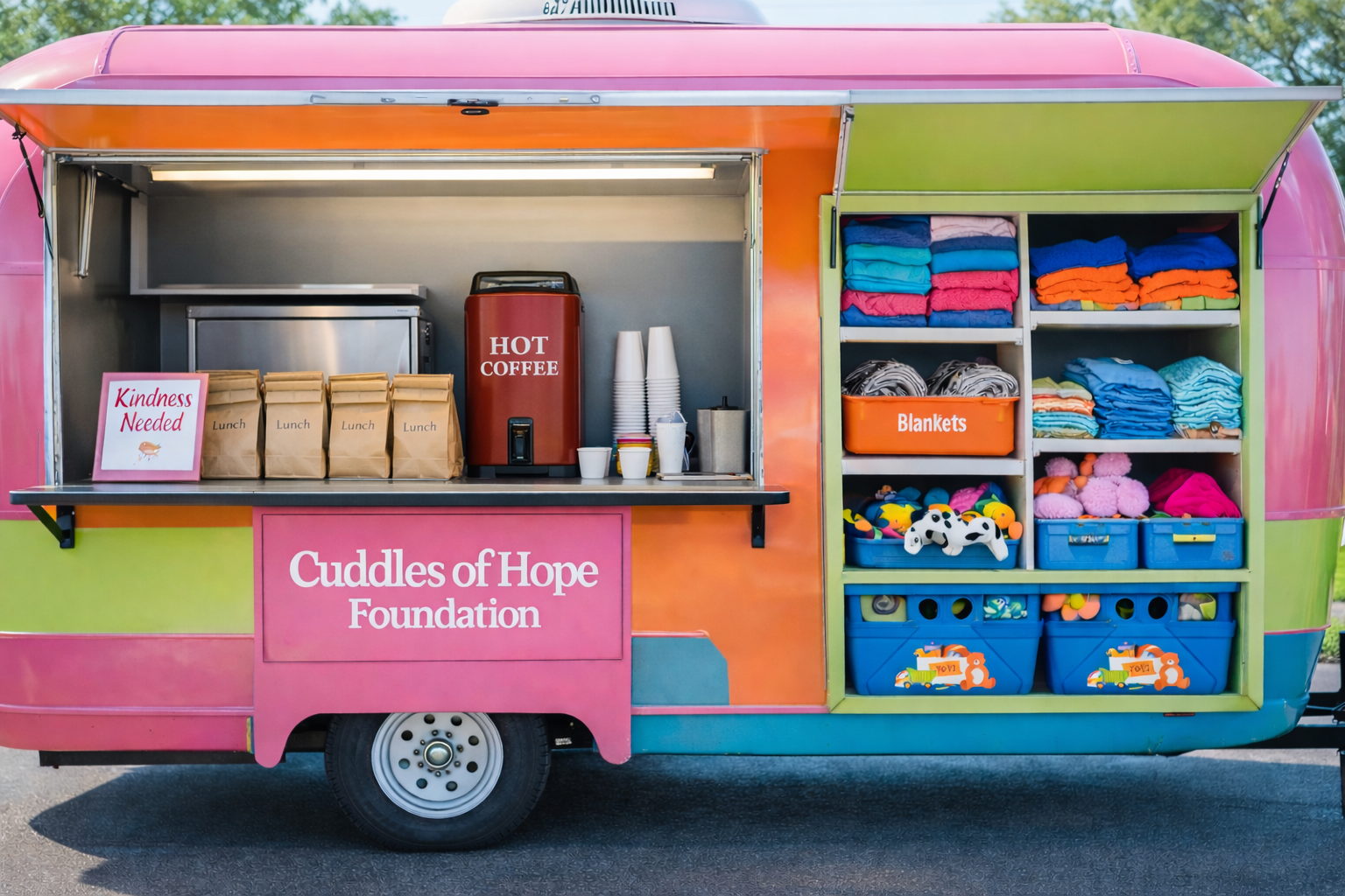 Campaign cover image for Raising Funds for a Mobile Outreach Trailer in Rhode Island to Provide Food, Clothing, and Care to the Homeless