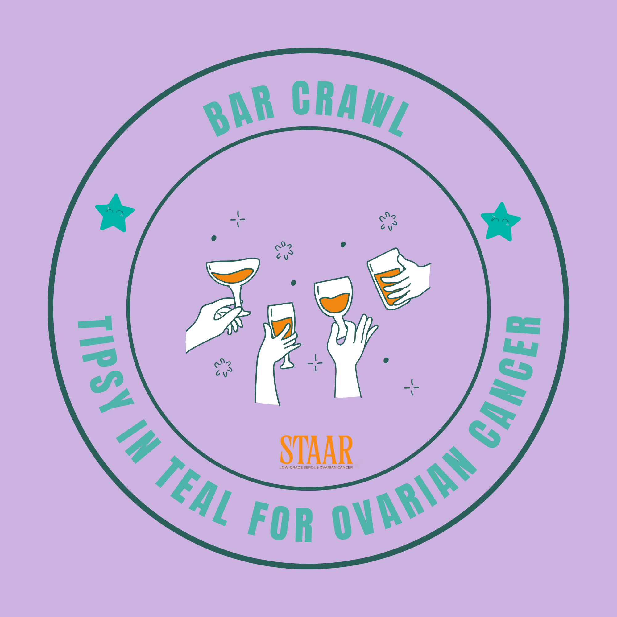 Campaign cover image for Tipsy in Teal Bar Crawl