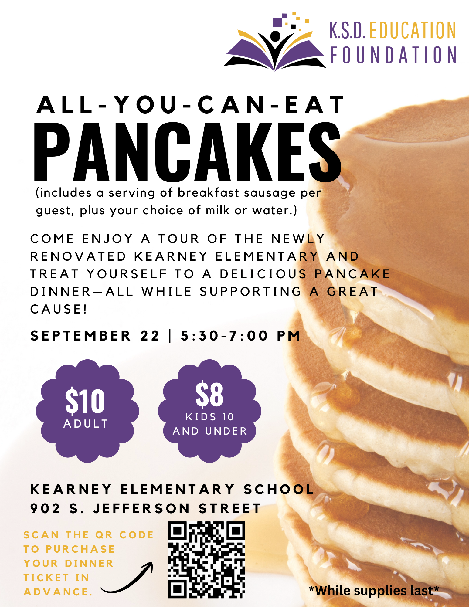 Campaign cover image for Pancakes with a Purpose 2025