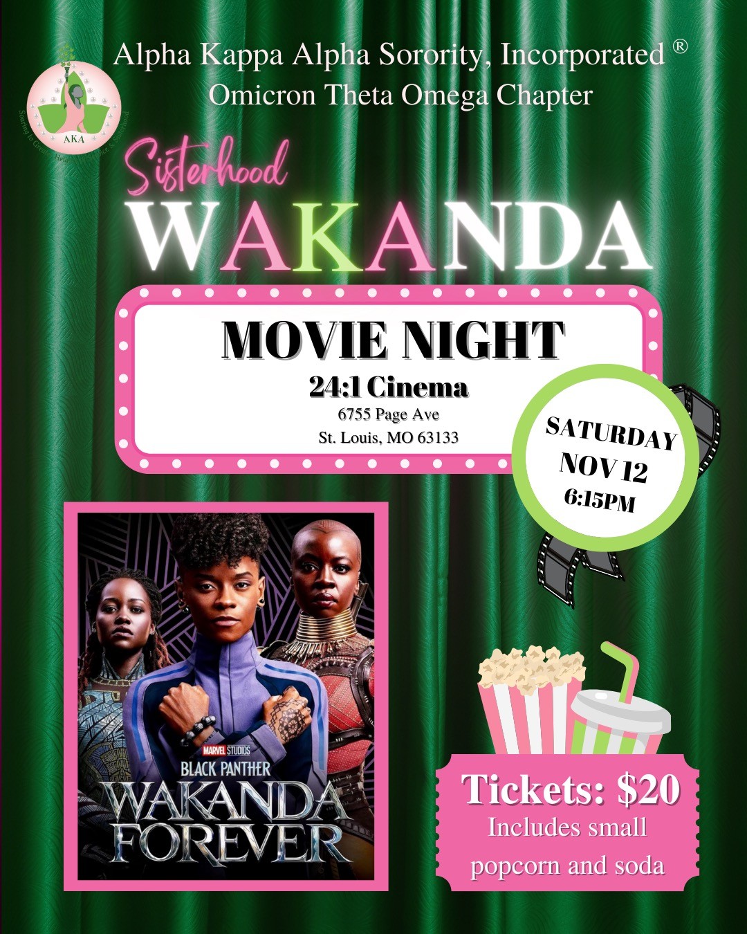 Campaign cover image for Strengthen Our Sisterhood Movie Night - WAKANDA FOREVER