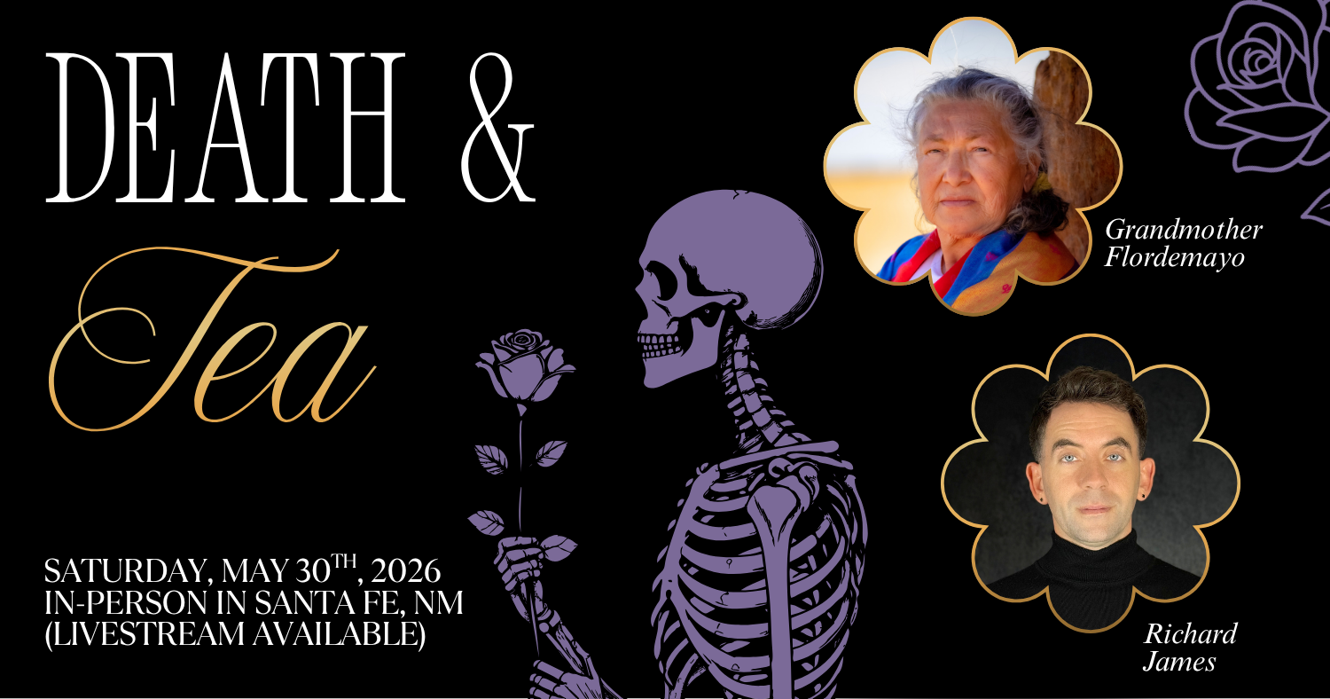 Campaign cover image for "Death & Tea" with Richard James & Grandmother Flordemayo