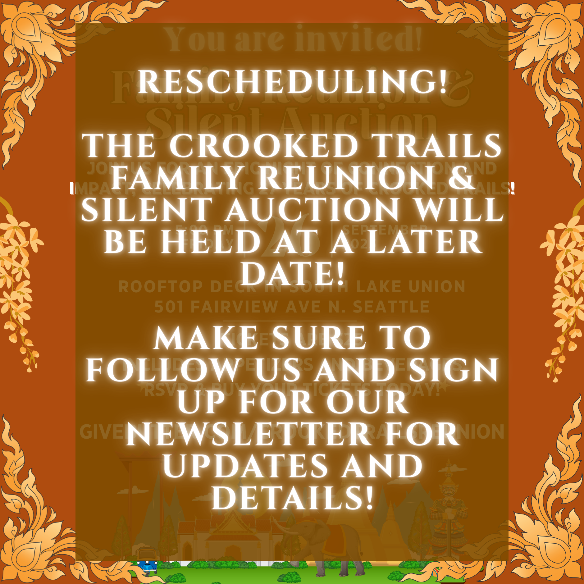 Campaign cover image for Crooked Trails Family Reunion & Silent Auction 2025
