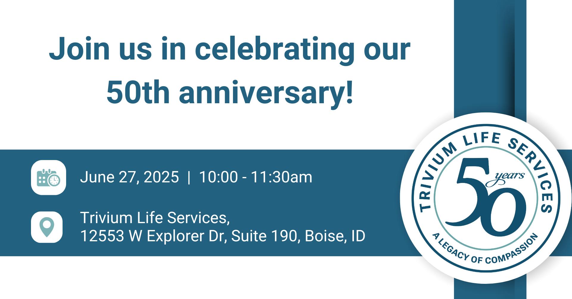 Campaign cover image for Boise's 50th Anniversary Party