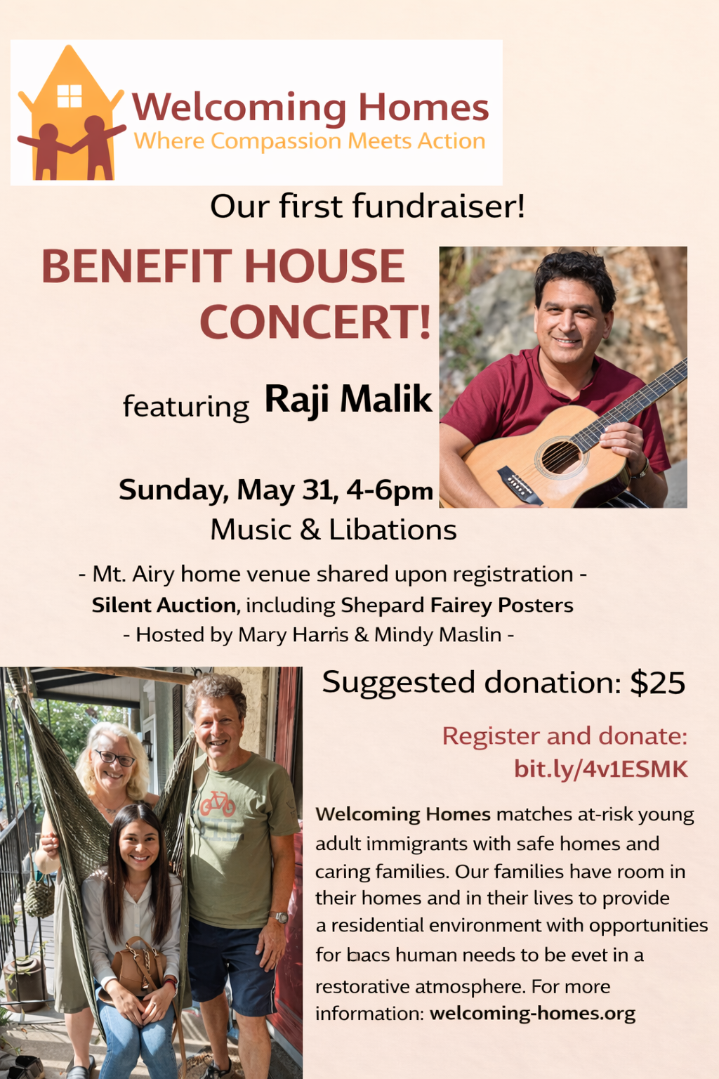 Campaign cover image for Raji Malik House Party