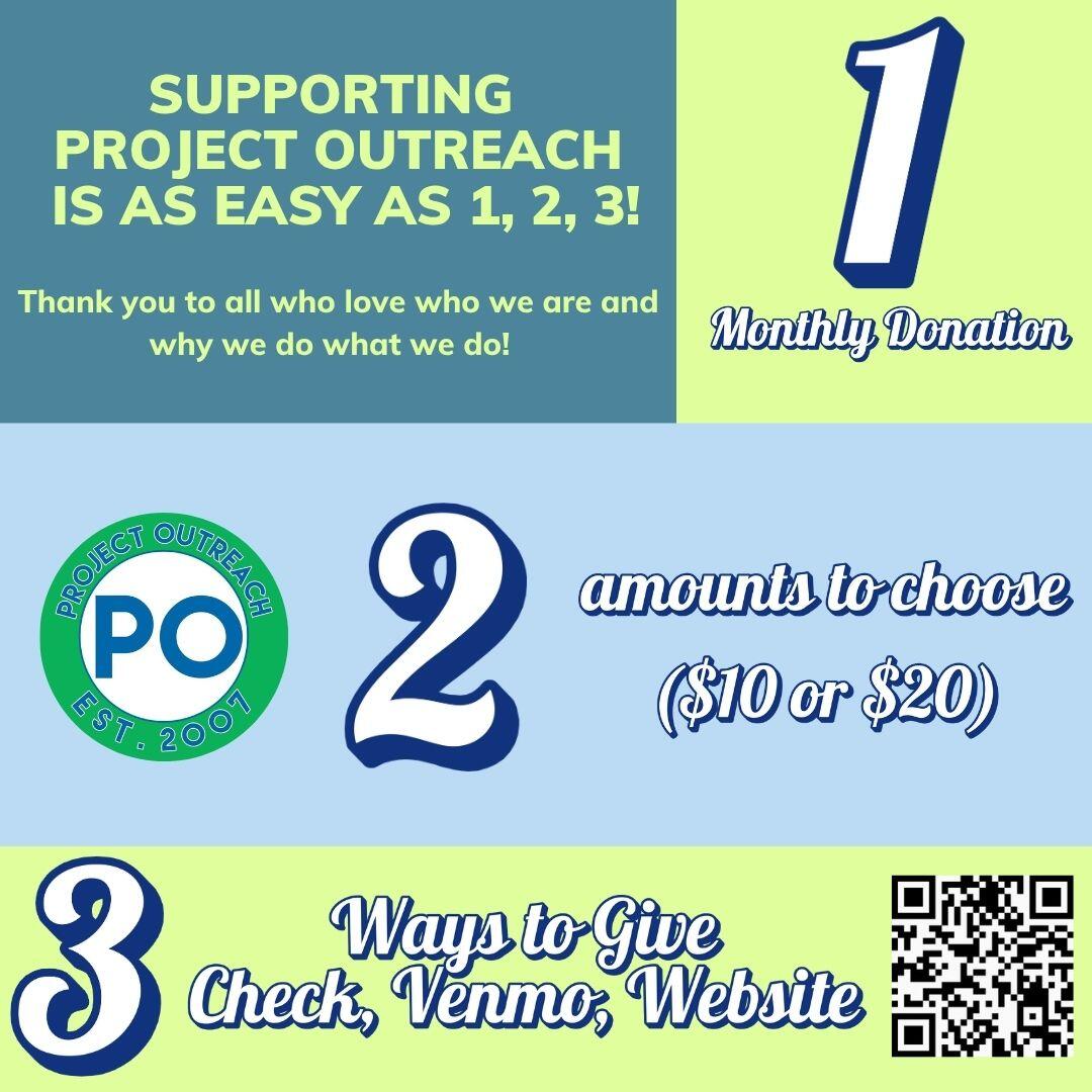 Campaign cover image for Supporting Project Outreach is as EASY as 1, 2, 3!