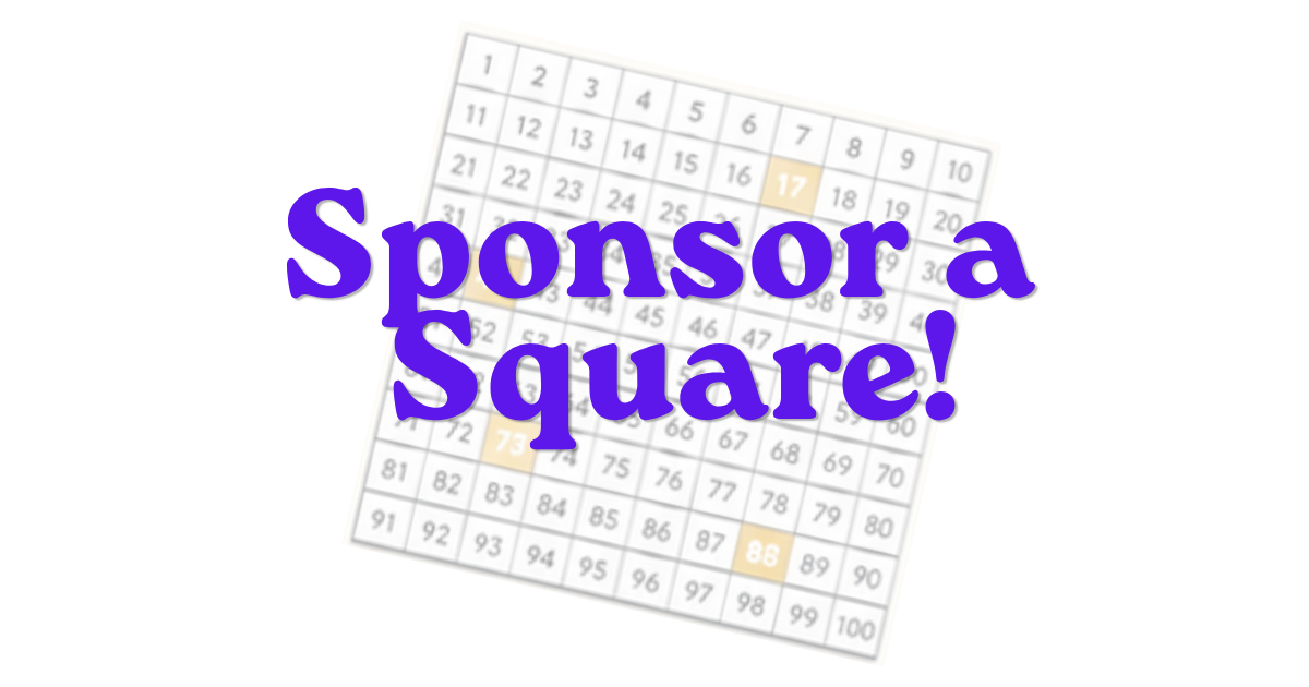 Campaign cover image for Sponsor a Square!