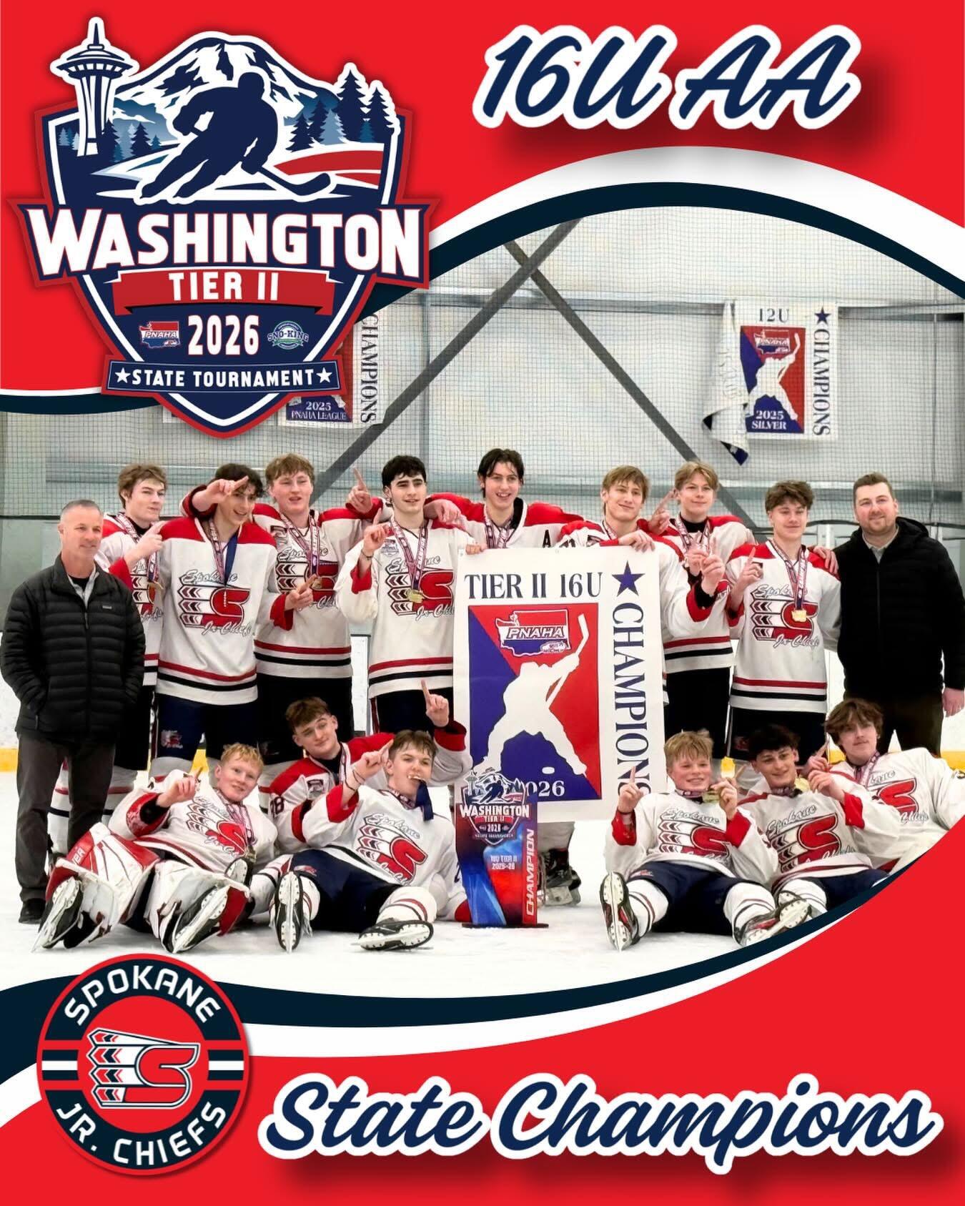 Campaign cover image for Support the Spokane Jr. Chiefs National-Bound 16U AA
