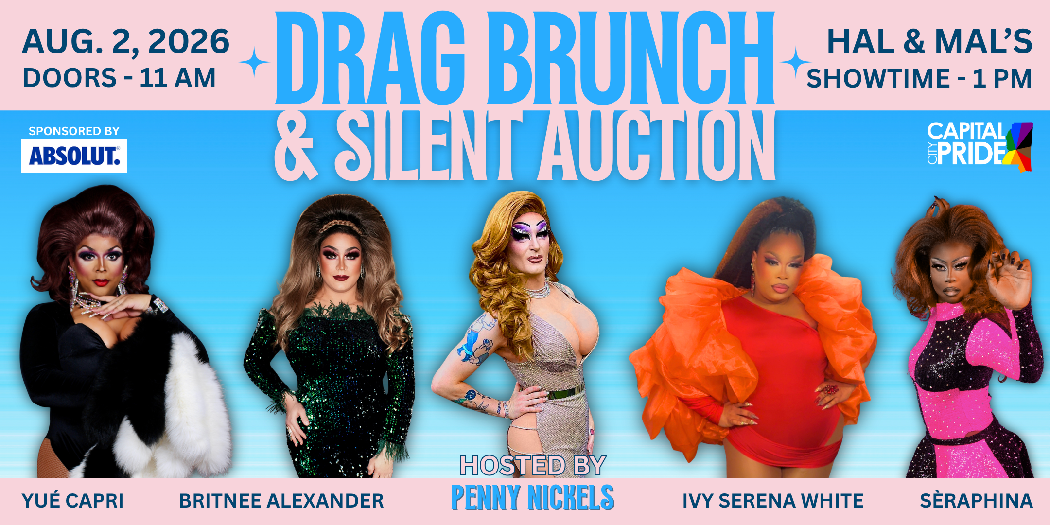 Campaign cover image for Pride & Joy Silent Auction and Drag Brunch