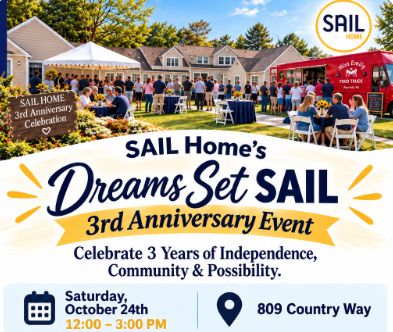 Campaign cover image for Let Your Dreams Set SAIL- 3 Year Anniversary of SAIL Home