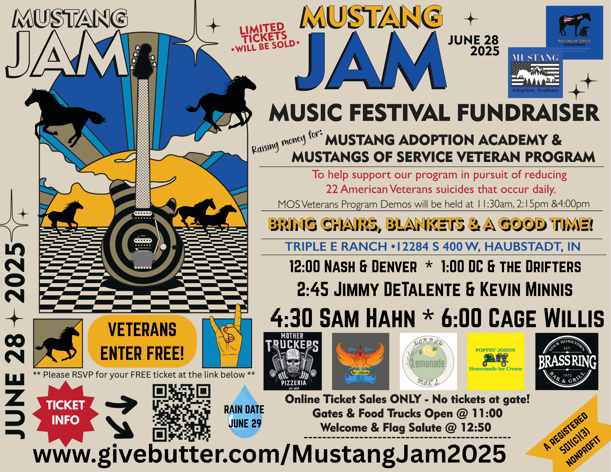 Campaign cover image for MUSTANG JAM Music Fest Fundraiser 2025