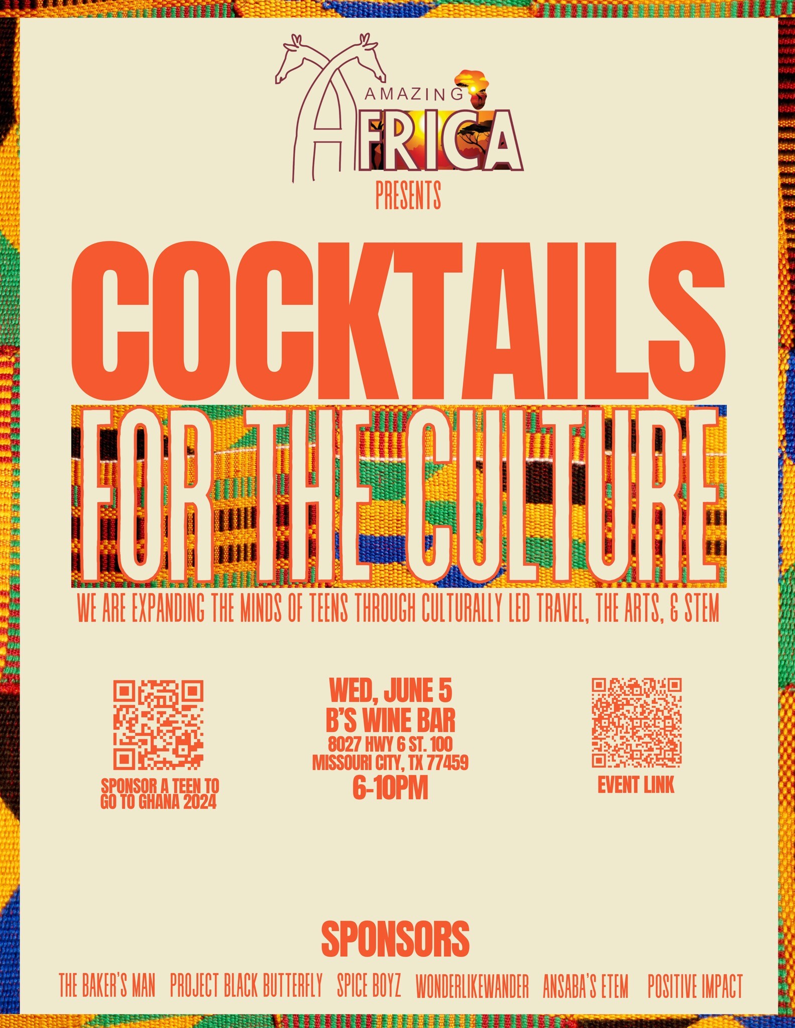 Campaign cover image for Cocktails for the Culture & Silent Auction