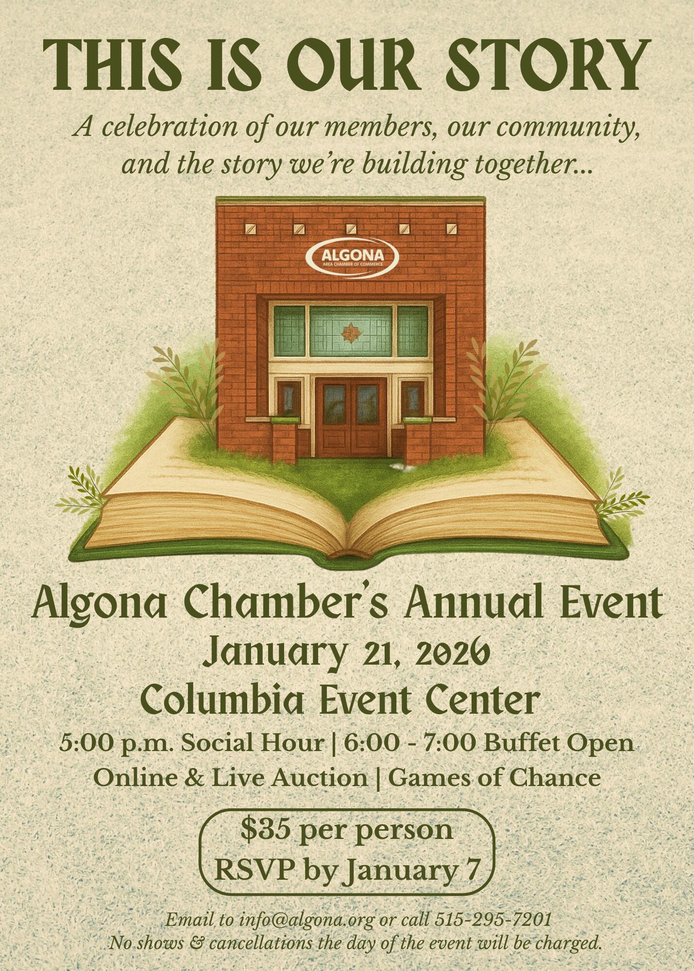 Campaign cover image for Chamber Annual Event - This is Our Story