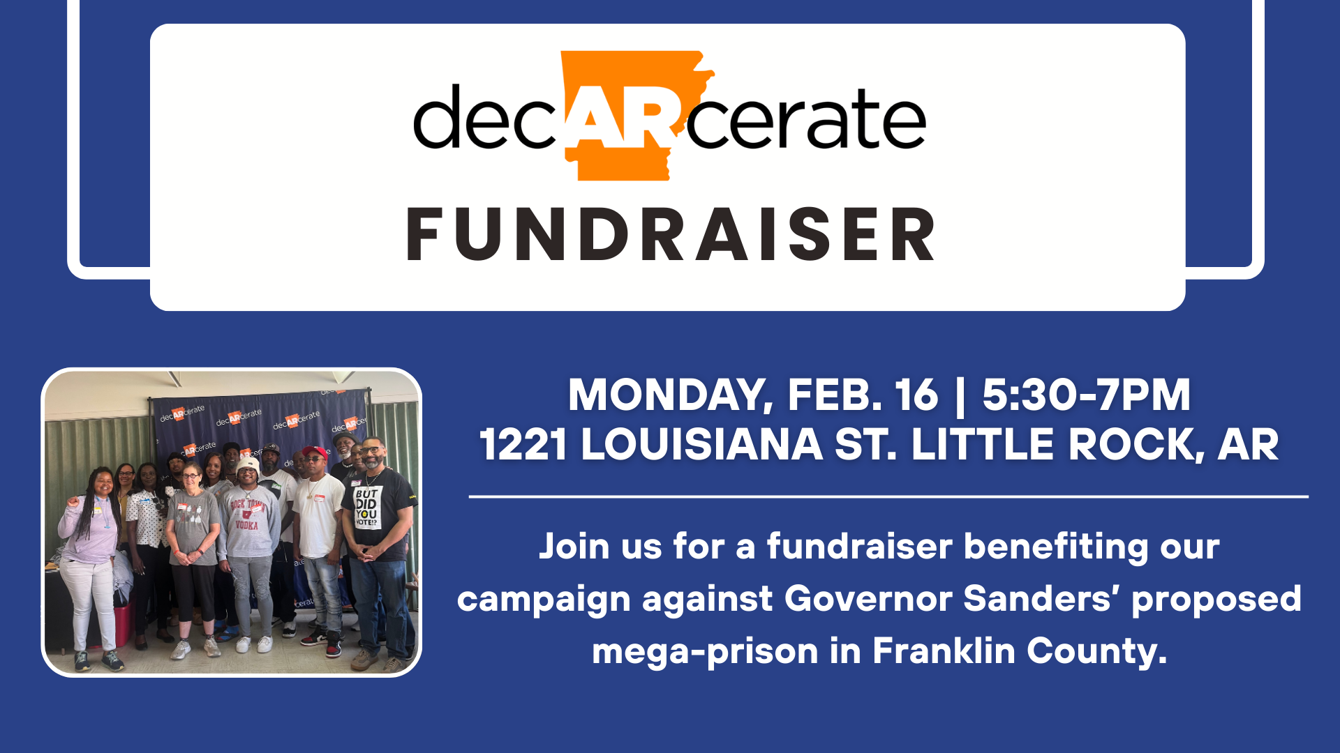 Campaign cover image for Not One More Cell decARcerate Fundraiser