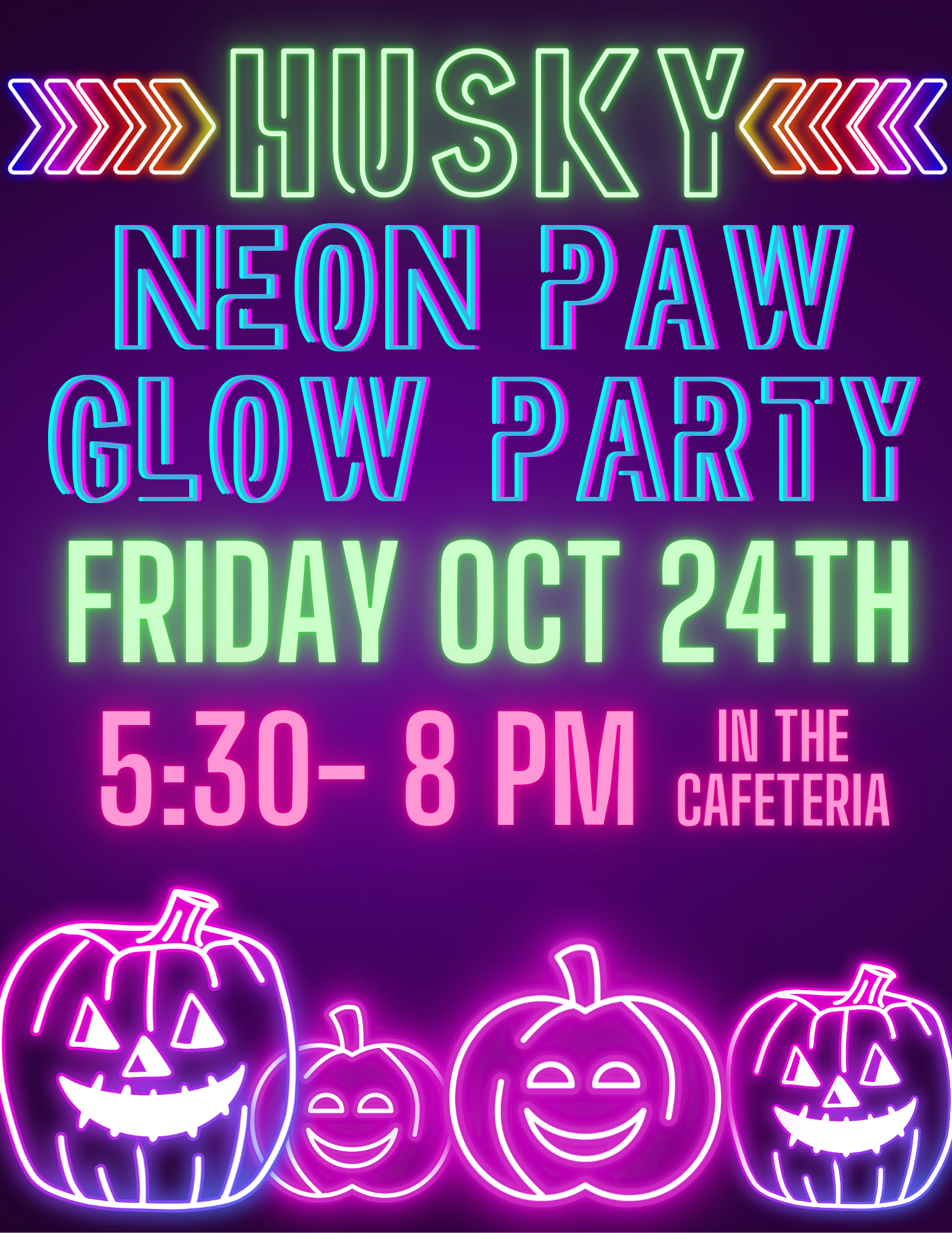 Campaign cover image for Neon Paws Glow Party & Art Show