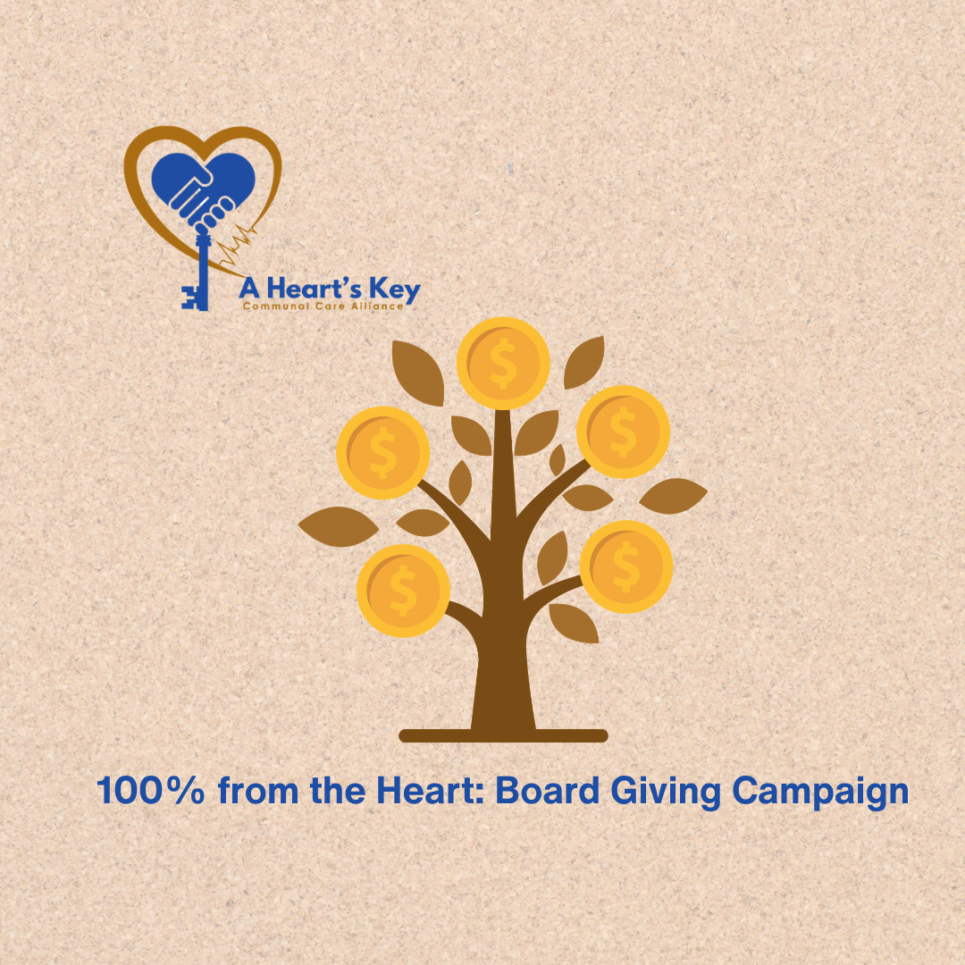 Campaign cover for 100% from the Heart: Board Giving Campaign