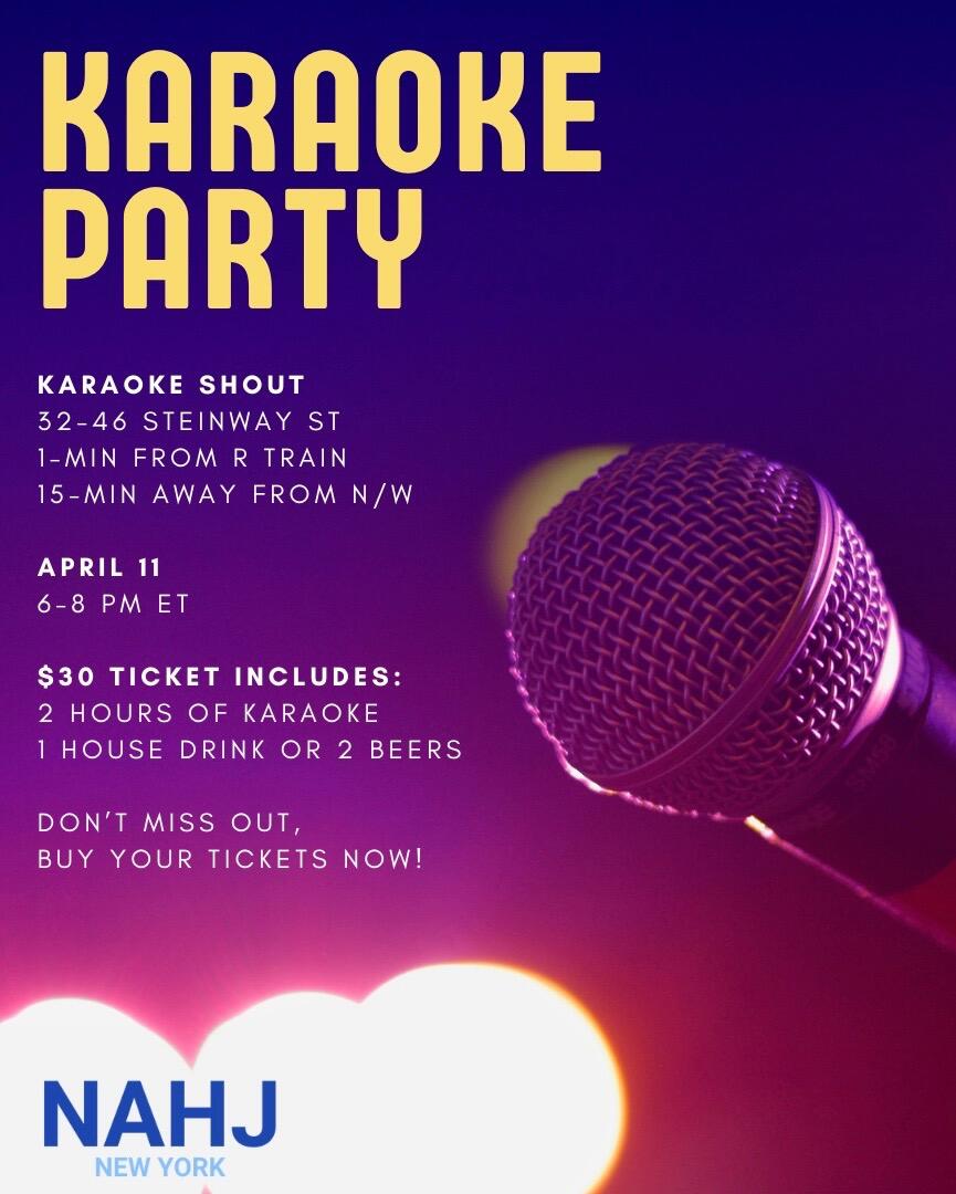 Campaign cover image for NAHJ NY: Astoria Karaoke Night