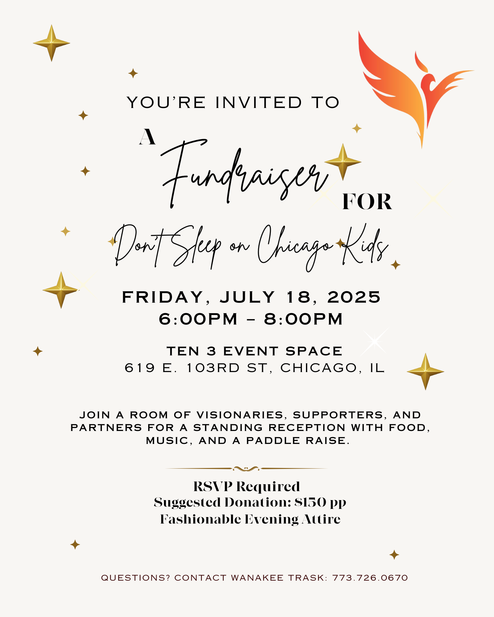 Campaign cover image for Don't Sleep on Chicago Kids Fundraiser