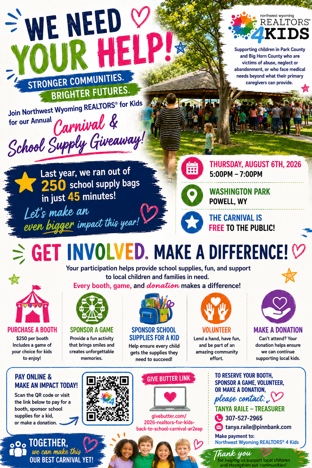Campaign cover image for 2026 REALTORS for Kids Back to School Carnival