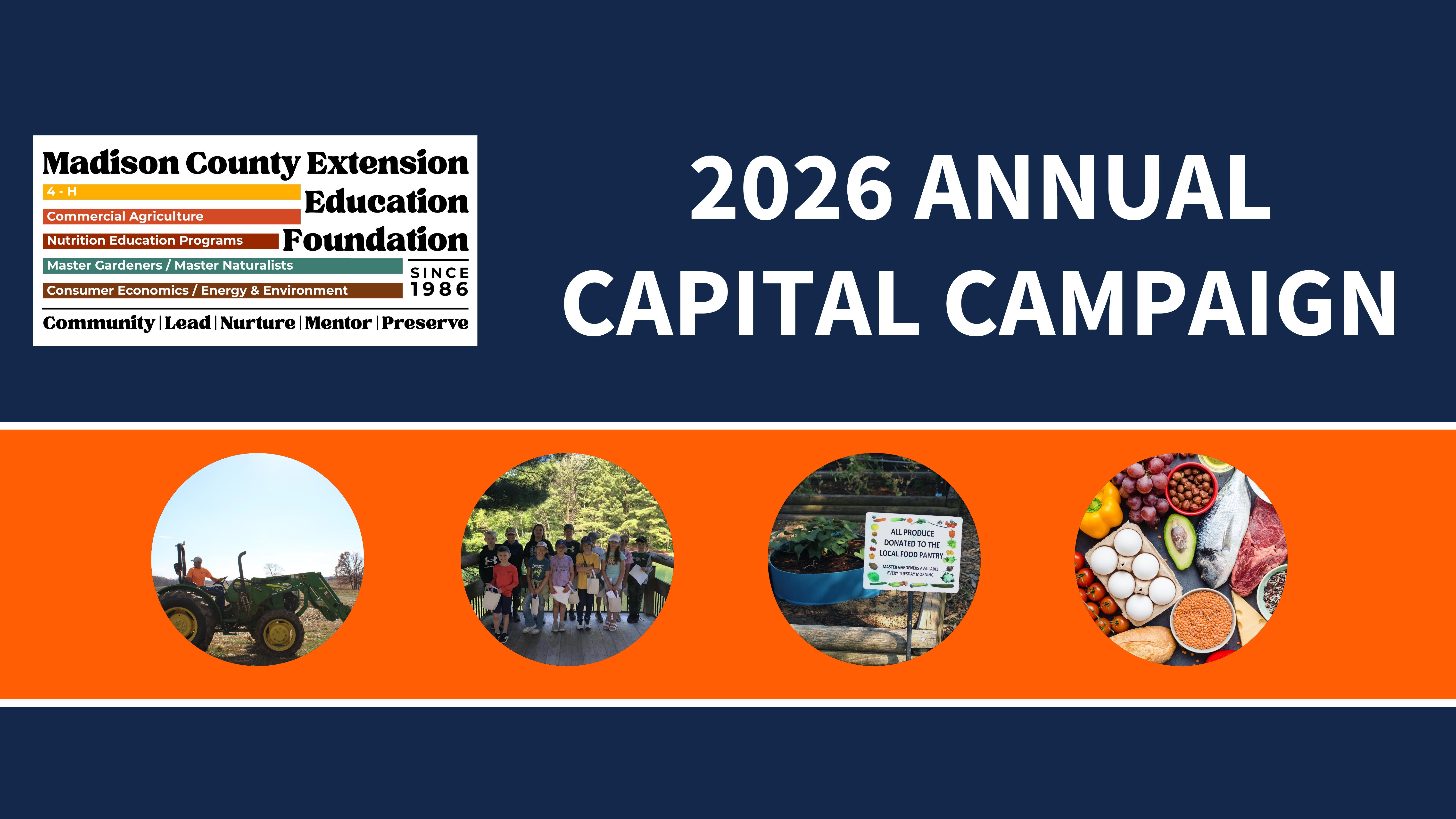 Campaign cover image for Madison County Extension Education Foundation Capital Campaign-FY 2026