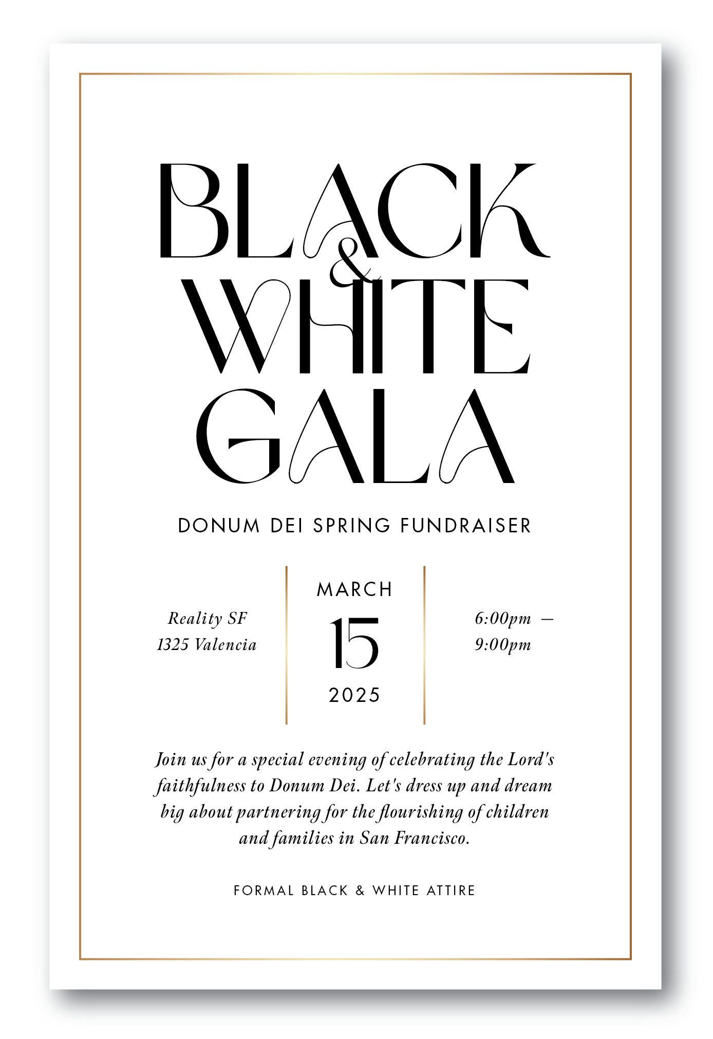 Campaign cover image for Black and White Gala