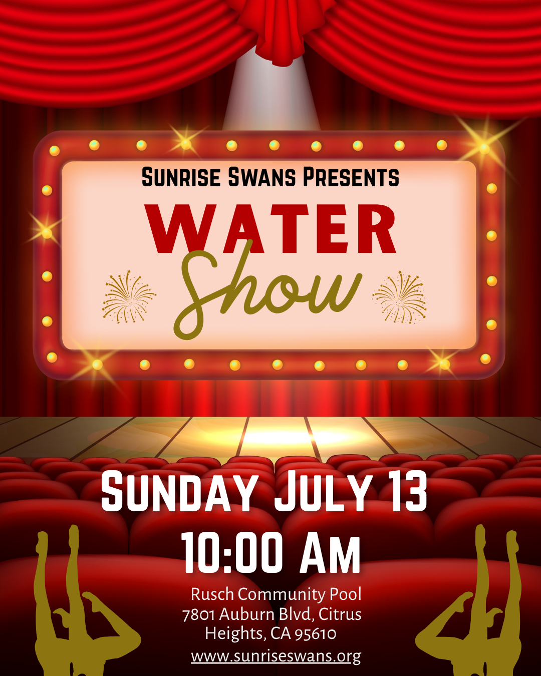 Campaign cover image for Sunrise Swans Artistic Swim Watershow