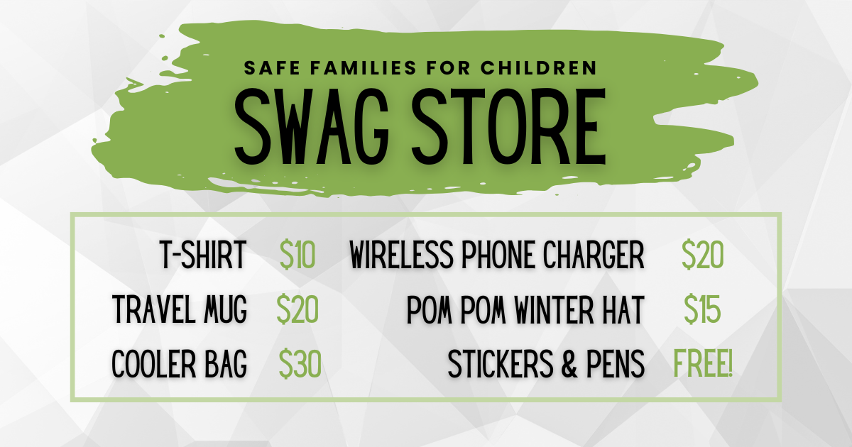 Campaign cover image for Safe Families for Children Swag Store