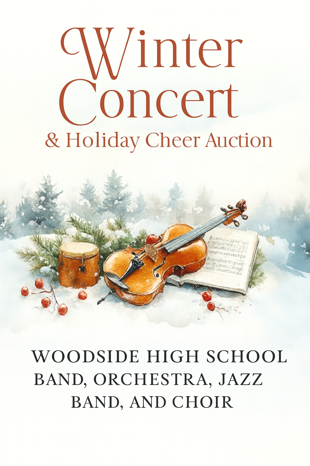 Campaign cover image for Winter Concert & Holiday Cheer Auction