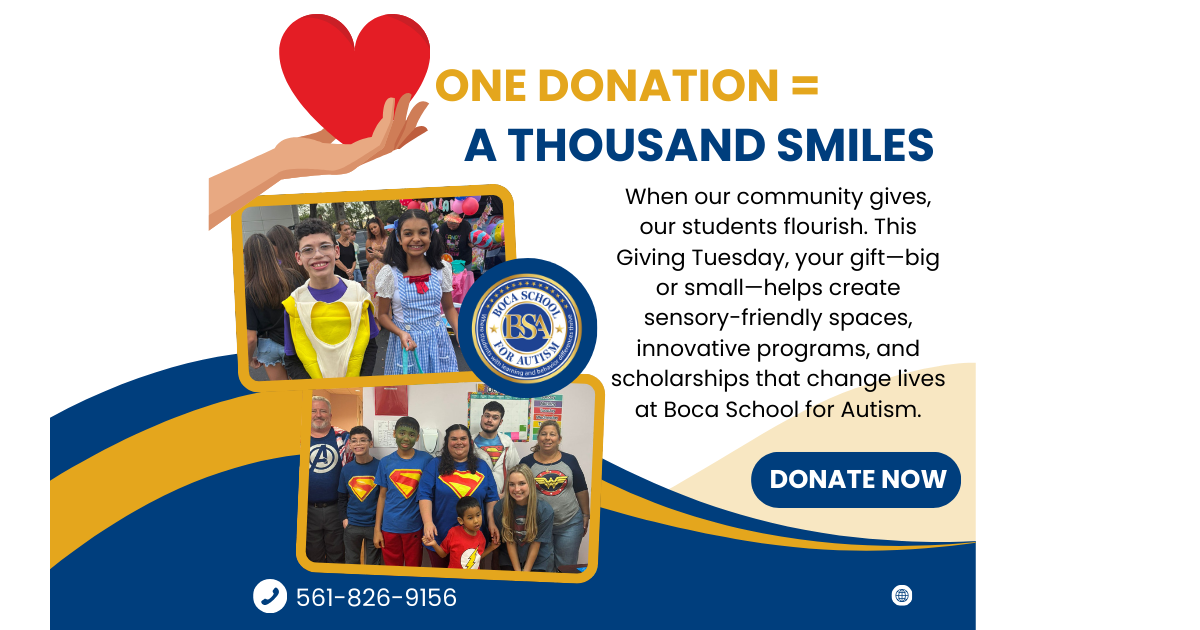 Campaign cover image for Thriving Together: Boca School for Autism’s Year-End Giving Campaign