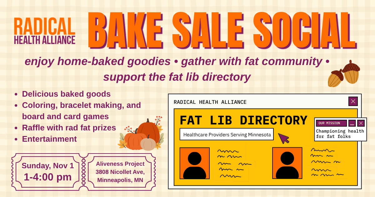 Campaign cover image for Rad Health Fall Bake Sale Social