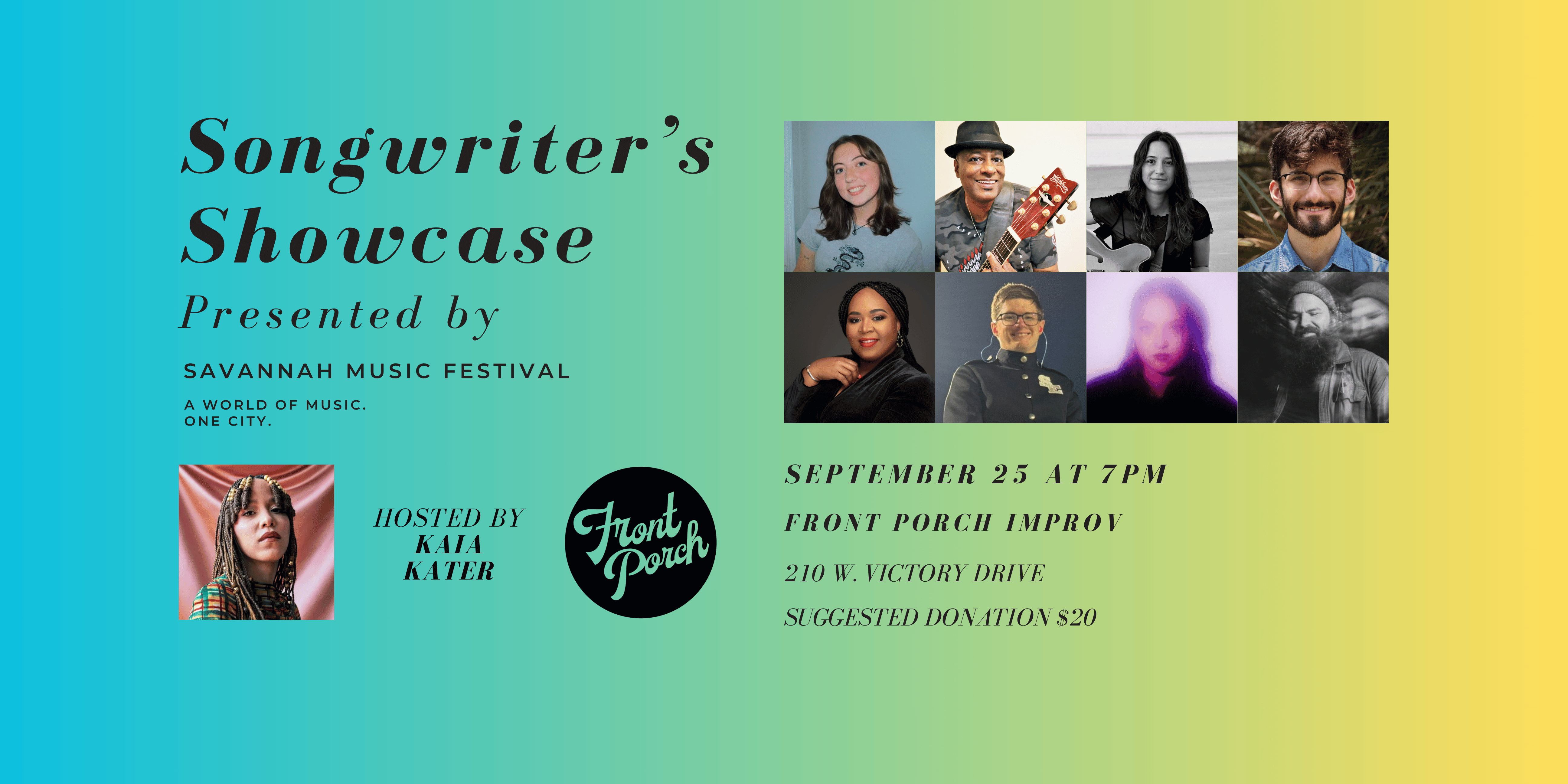 Campaign cover image for Songwriter's Showcase featuring Kaia Kater