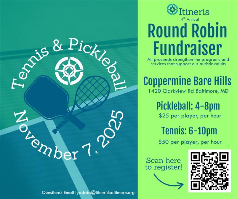 Campaign cover image for 4th Annual Tennis and Pickle Ball Round Robin Event