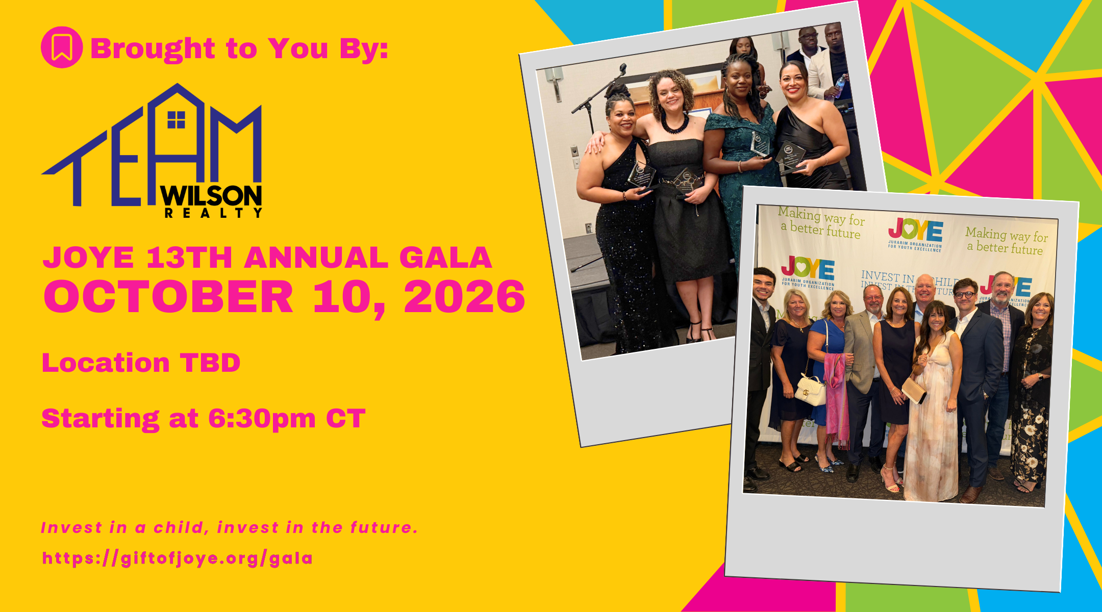 Campaign cover image for JOYE 13th Annual Gala