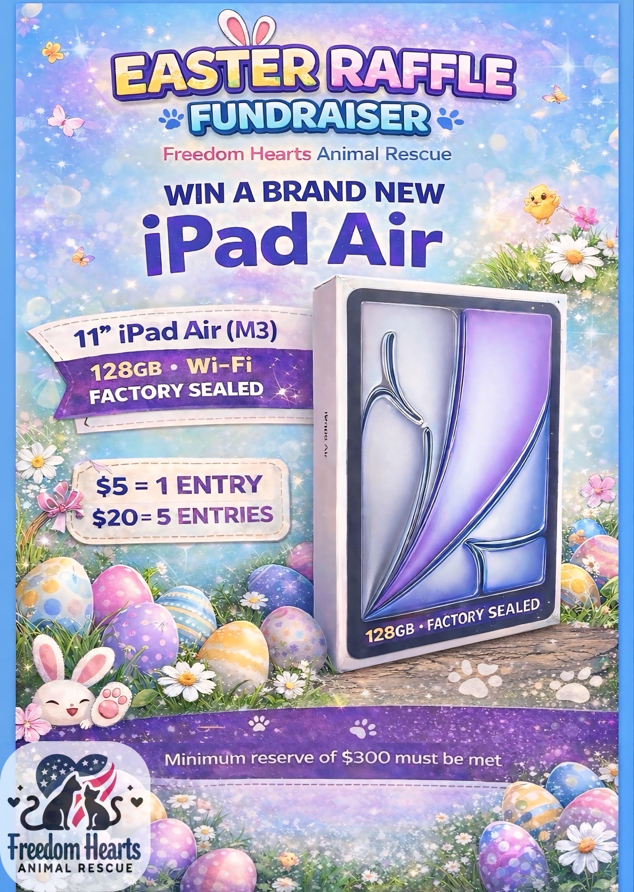 Campaign cover image for FHAR EASTER FUNDRAISER IPAD RAFFLE