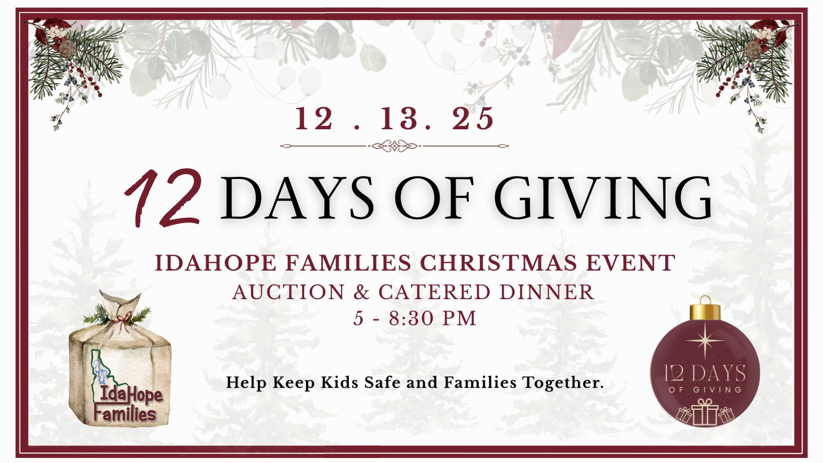 Campaign cover image for 12 Days of Giving Gala