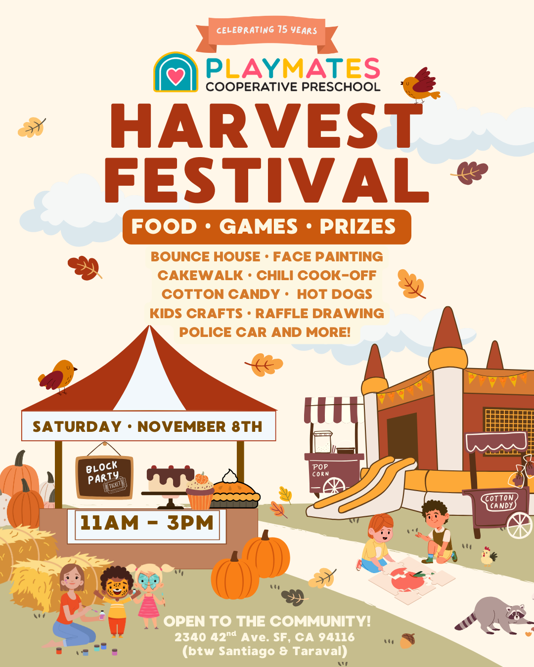 Campaign cover image for Playmates Harvest Festival Block Party