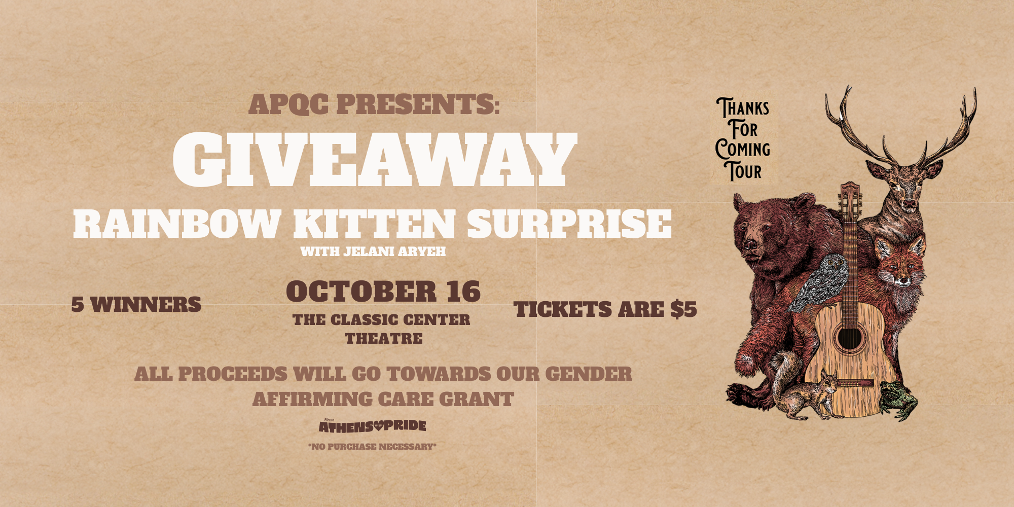 Campaign cover image for Rainbow Kitten Surprise Giveaway