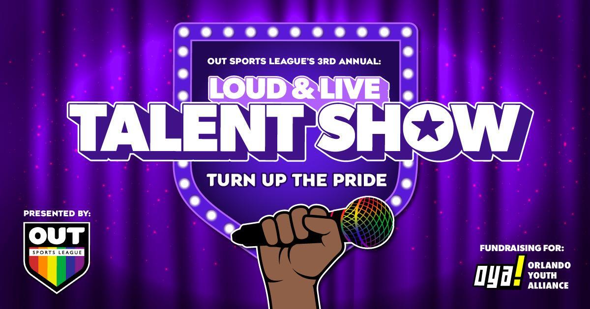 Campaign cover image for 3rd Annual OUT Loud & Live Charity Talent Show