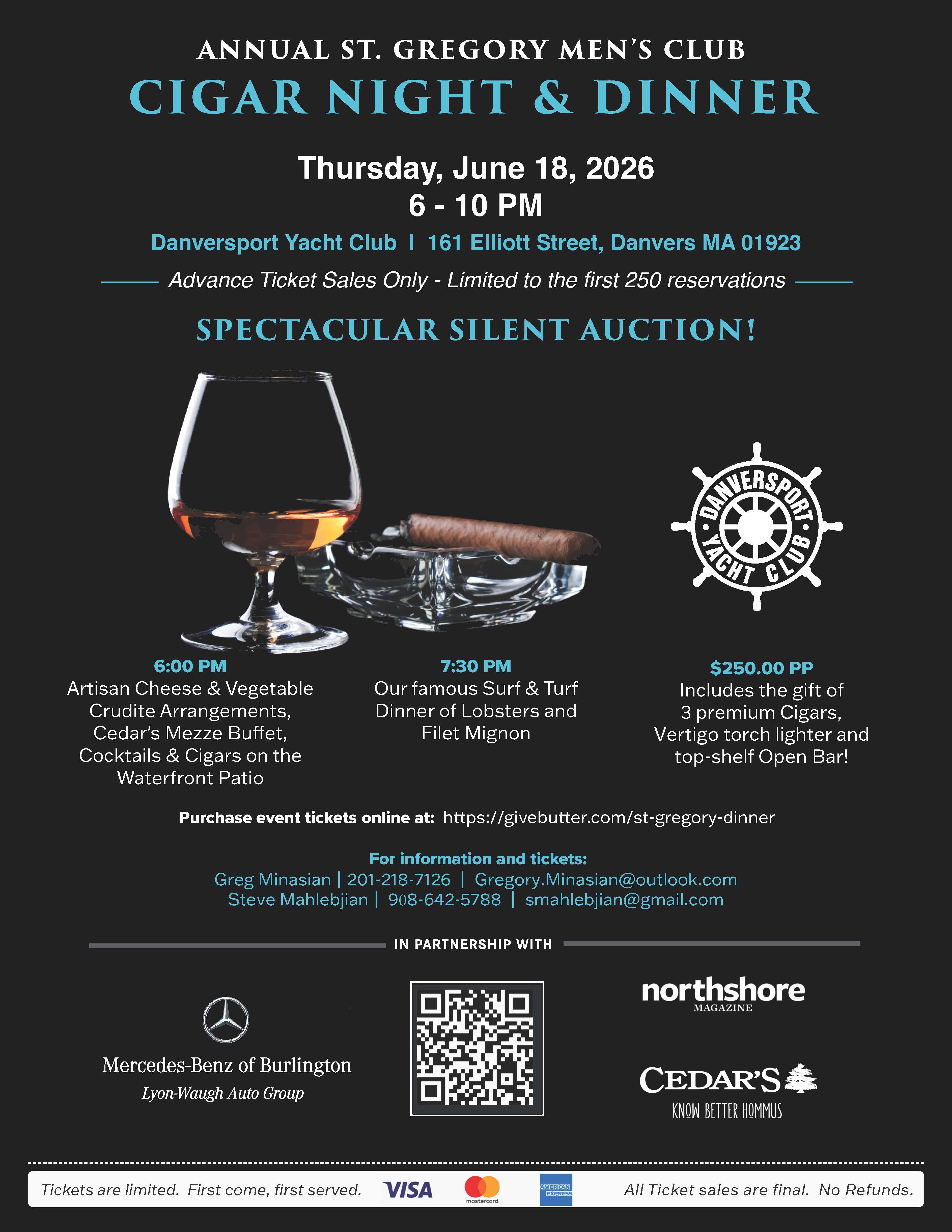 Campaign cover image for 2026 Cigar Night & Dinner Event