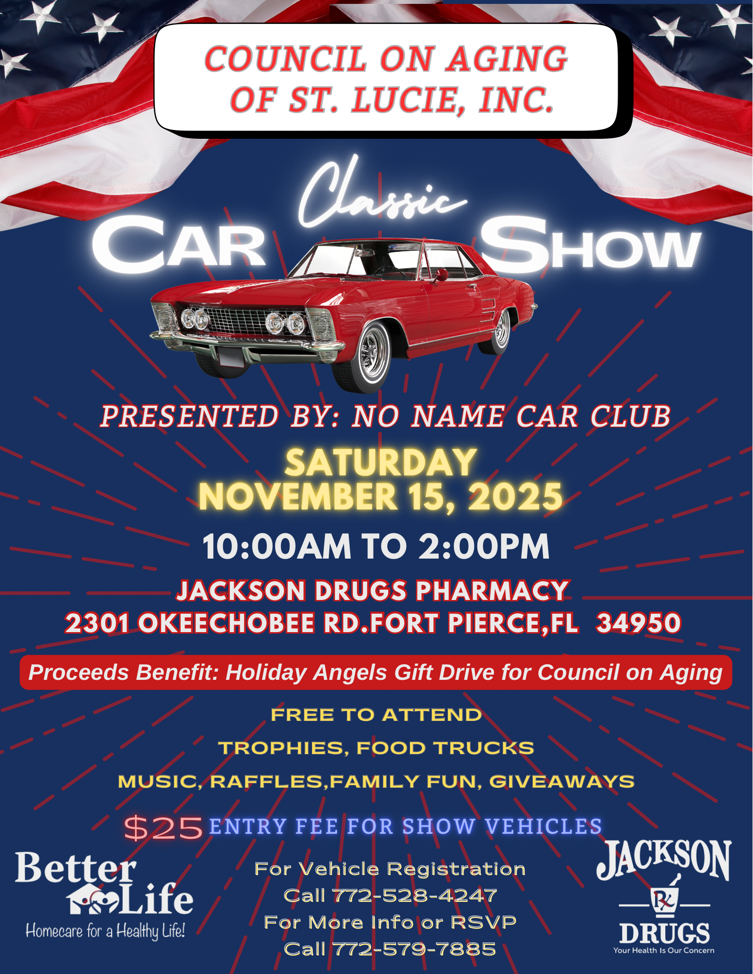 Campaign cover image for Council on Aging of St. Lucie - Classic Car Show