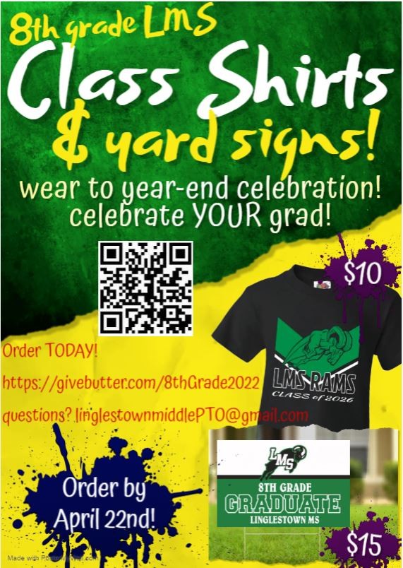 Campaign cover image for 8th Grade Graduation Gear!