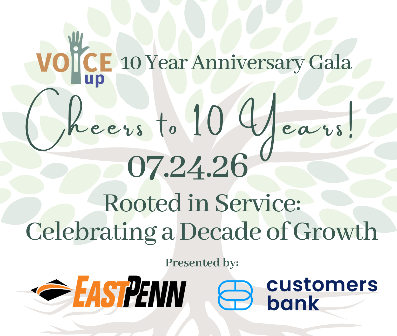 Campaign cover image for VOiCEup 10-Year Anniversary Gala