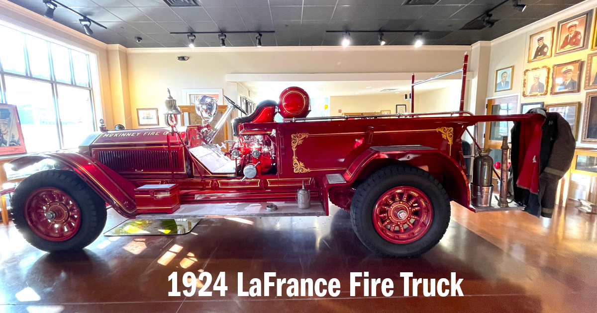 Campaign cover image for McKinney's 1924 LaFrance Fire Truck