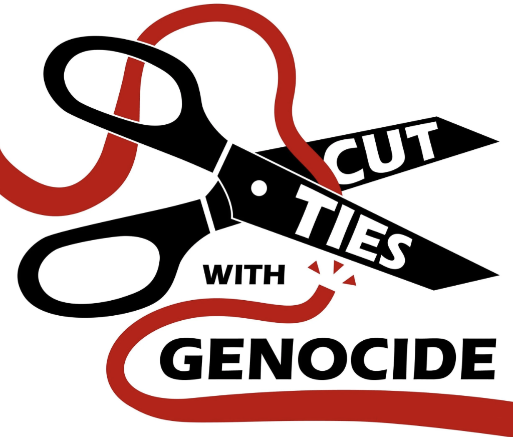 Campaign cover image for Cut Ties with Genocide Campaign