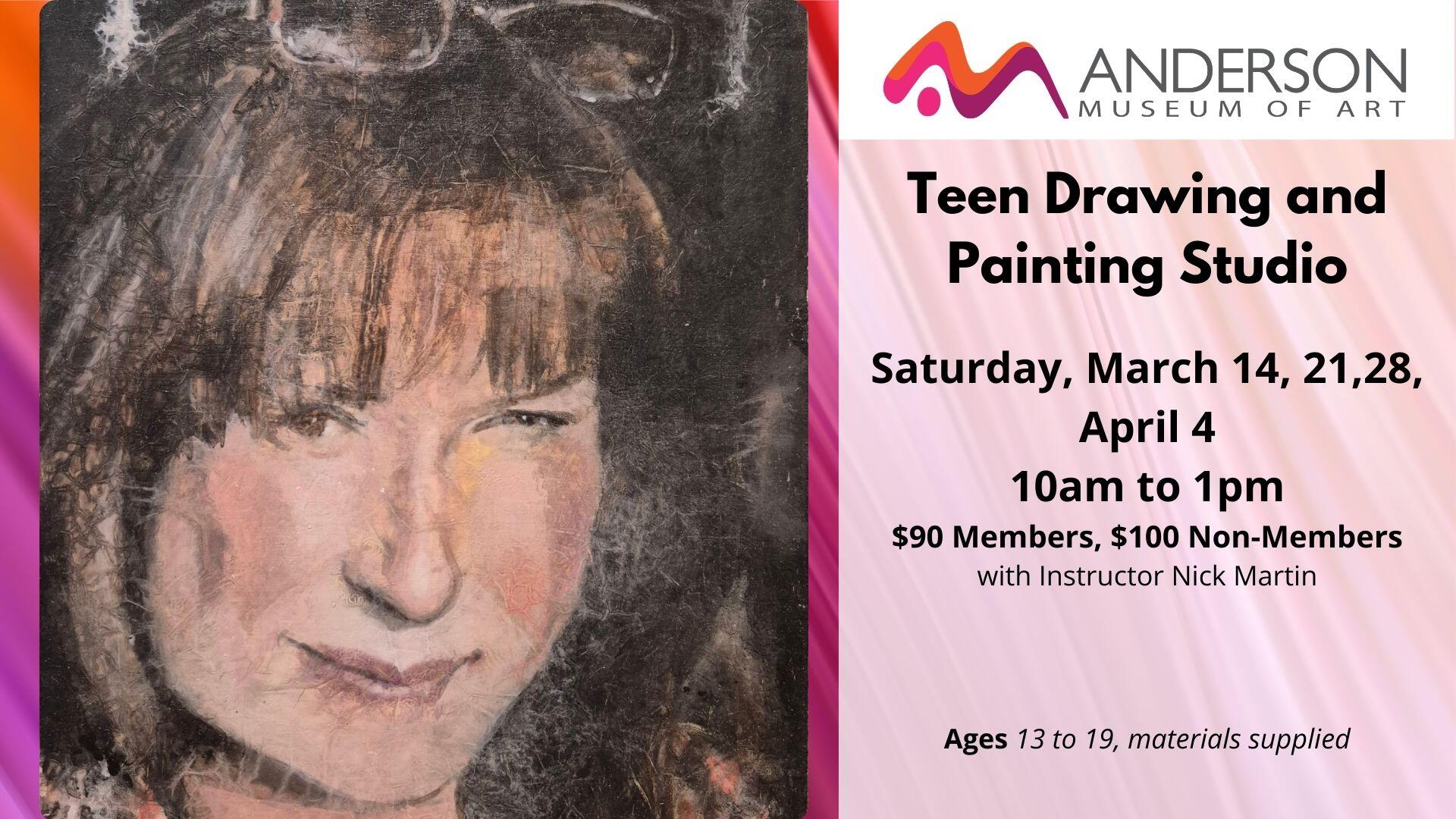 Campaign cover image for Teen Drawing and Painting Studio